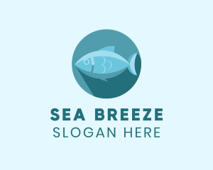 Sea Tuna Fish logo design