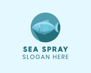 Sea Tuna Fish logo design