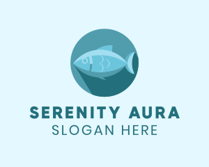 Sea Tuna Fish logo design