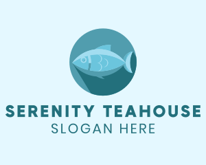 Sea Tuna Fish logo design