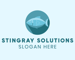 Sea Tuna Fish logo design