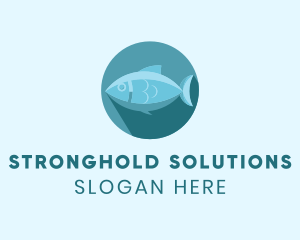 Sea Tuna Fish logo design