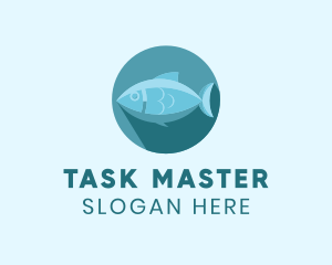 Sea Tuna Fish logo design