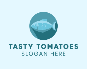 Sea Tuna Fish logo design