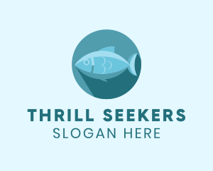 Sea Tuna Fish logo design