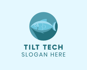 Sea Tuna Fish logo design