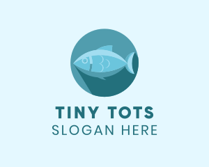 Sea Tuna Fish logo design