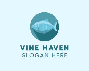 Sea Tuna Fish logo design