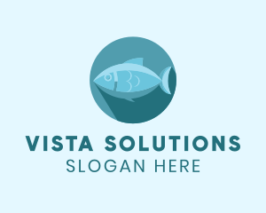 Sea Tuna Fish logo design