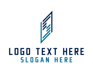 Writing - Journalist Newspaper Letter S logo design