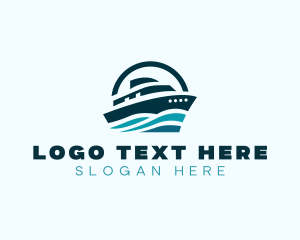 Ferry - Ship Ferry Transport logo design