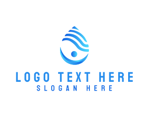 Liquid - Wellness Water Drop logo design