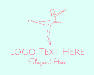 Ballet Pointe Pose  Logo