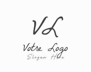 Stylish Cursive Boutique Logo