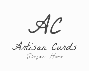 Stylish Cursive Boutique logo design