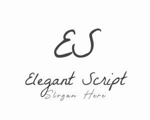 Stylish Cursive Boutique logo design