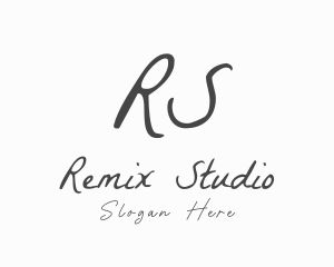 Stylish Cursive Boutique logo design