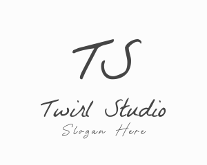 Stylish Cursive Boutique logo design