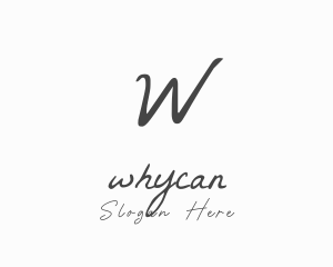 Artisanal - Stylish Cursive Boutique logo design