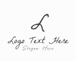 Stylish Cursive Boutique Logo