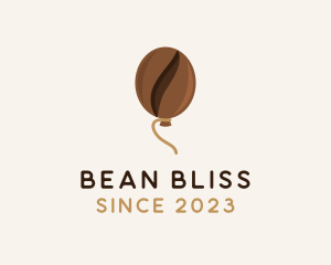 Coffee Bean Balloon logo design