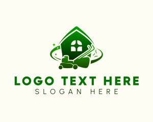Landscape - Lawn Mower Yard Care logo design