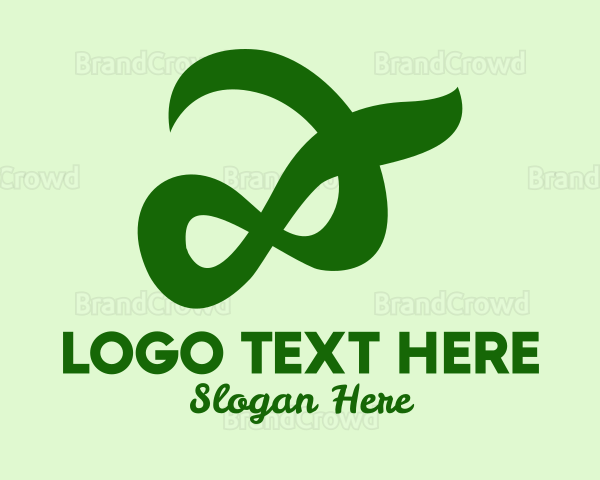 Green Infinite Symbol Logo