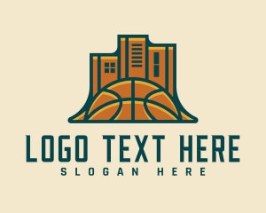 Basketball League City logo design