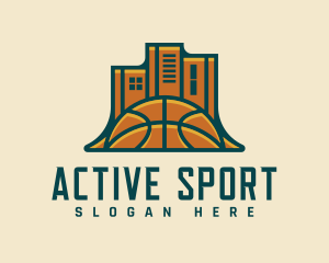 Player - Basketball League City logo design
