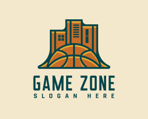 Basketball League City logo design