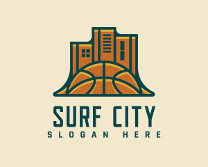 Basketball League City logo design