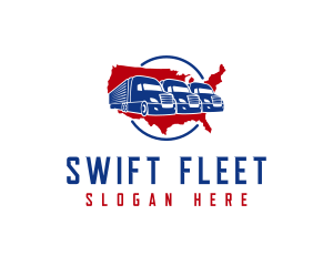 Fleet - American Truck Fleet logo design