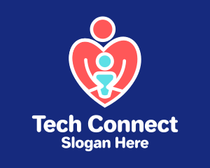 Hospice - Heart Childcare Medic logo design