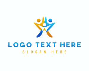 Group Leader Management logo design
