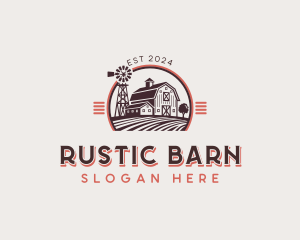 Barn Farm Field logo design