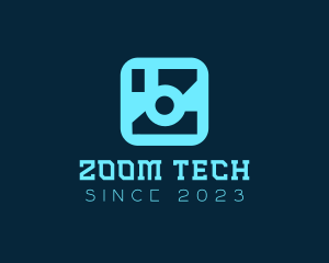 Digital Tech Letter Z logo design