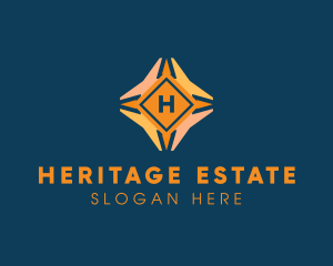 Estate - Star Construction Industrial Builder logo design