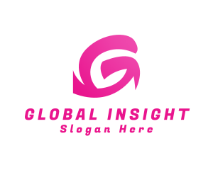 Pink G Stroke  Logo