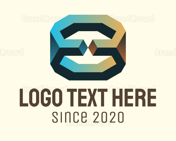 3D Geological Rock Logo