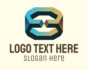 3D Geological Rock Logo