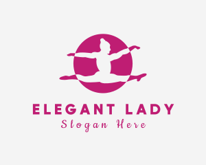 Lady Dance Performer logo design