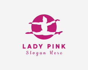 Lady Dance Performer logo design