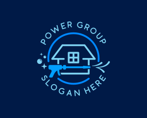 Power Wash Housekeeping Logo