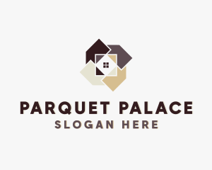 Parquet - House Tile Flooring logo design