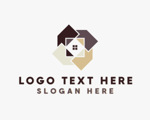 Builder - House Tile Flooring logo design