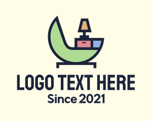 Lounge - Home Furniture Couch logo design