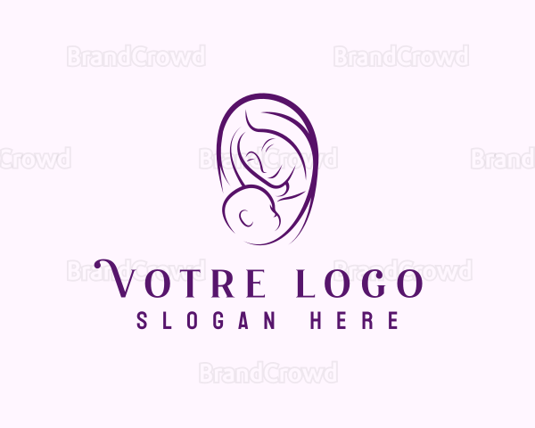 Mother Baby Parenting Logo