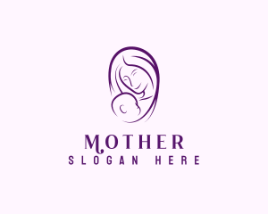 Mother Baby Parenting logo design