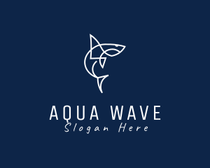 Oceanic - Puzzle Shark Animal logo design