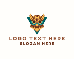 Shapes - Owl Bird Sanctuary logo design